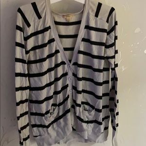 Striped cardigan